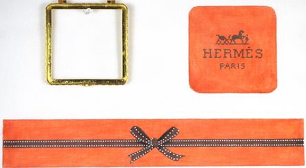 Hermes Wrapped Box Gold Clasp