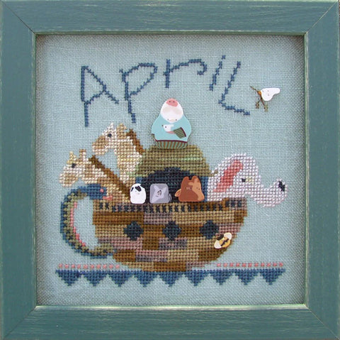 Buttons - Tea Pot April (JABC)