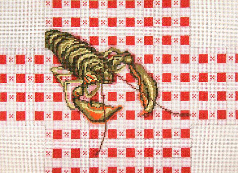 Lobster on Tablecloth 