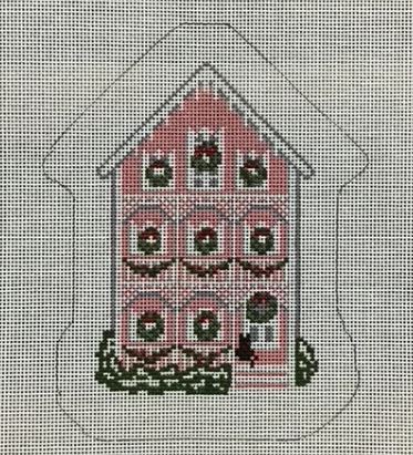 Pink House Ornament