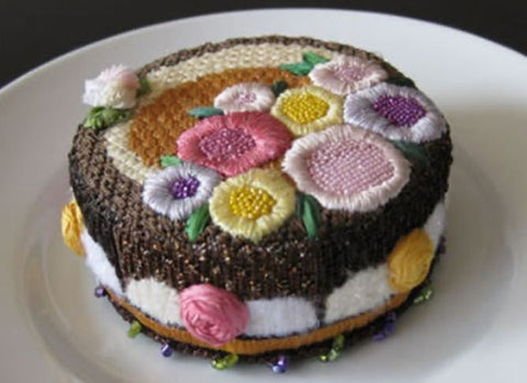 Chocolate Flower Cake Side Dessert