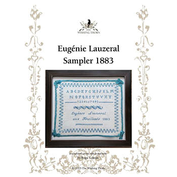 Eugenie Lauzeral 1883 Sampler