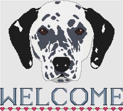 Dalmatian - Welcome (Black)