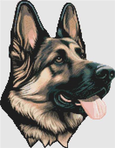 German Shepherd - Teal