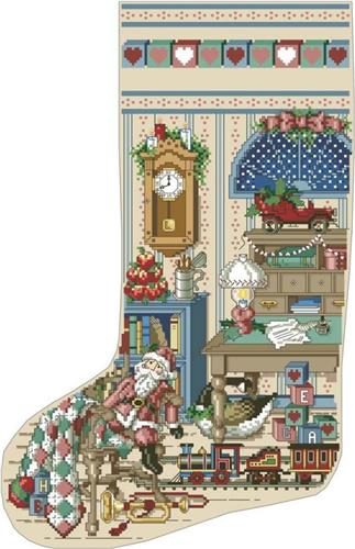 Holiday Study Heirloom Christmas Stocking