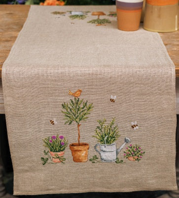 Garden Equipment Table Runner