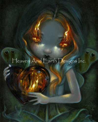 Burning a Broken Heart - Jasmine Becket Griffith