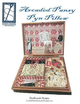 Arcaded Pansy Pyn Pillow