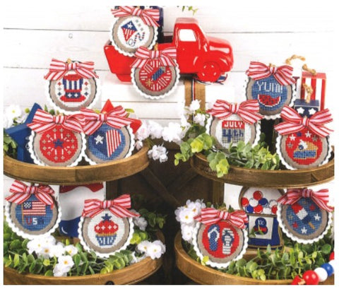 Star Spangled Ornaments (12 designs)