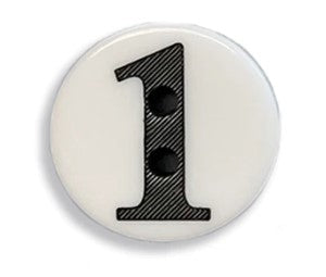 1 Button (white)