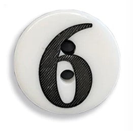 6 Button (white)