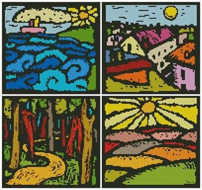 Colourful Landscape Sampler