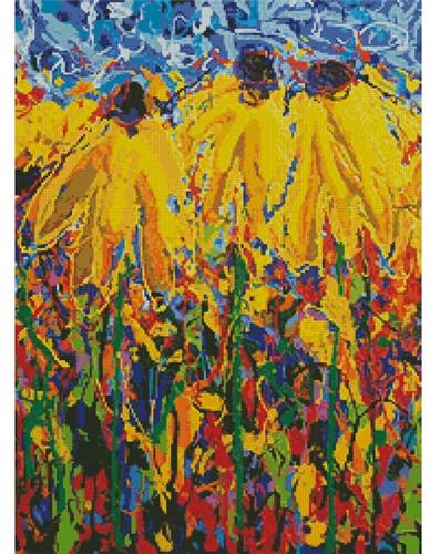 Coneflower Chaos (Crop)