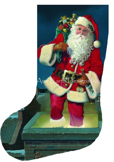 Stocking Father Christmas - Special Delivery Flipped