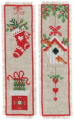 Christmas Motif Bookmarks