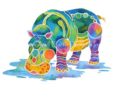 Heavenly Hippo/Mini - Aimee Stewart