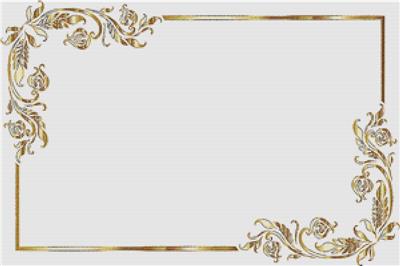 Gold Flourish Border