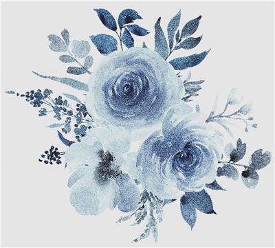 Blue Floral Arrangement