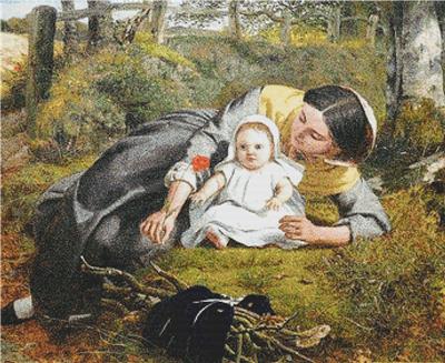 Mother and Son with a Poppy