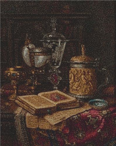 Still Life with Prayer Books
