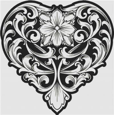 Engraved Heart