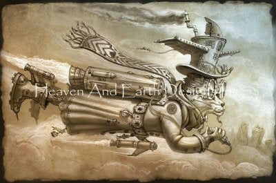 Steampunk Cat Rocketeer - Jeff Haynie