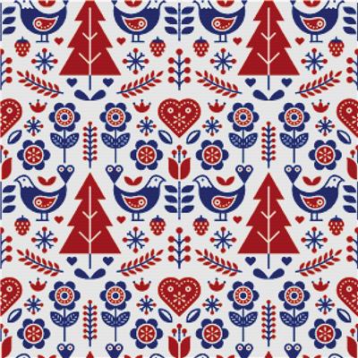 Scandinavian Christmas Tile
