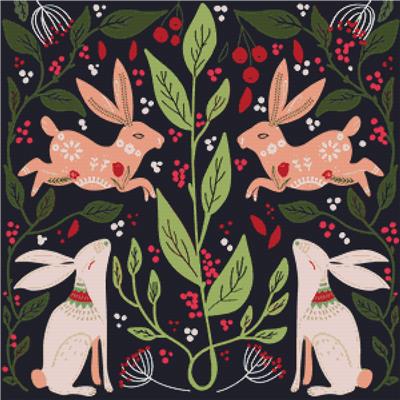 Scandinavian Folk Bunnies