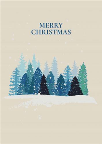Watercolour Christmas Trees