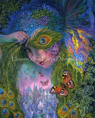 Peacock Goddess - Josephine Wall