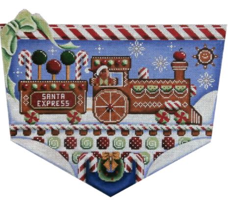 Gingerbread Train Cuff