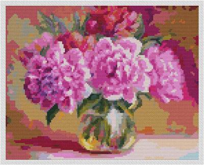 Pink Peonies in a Vase