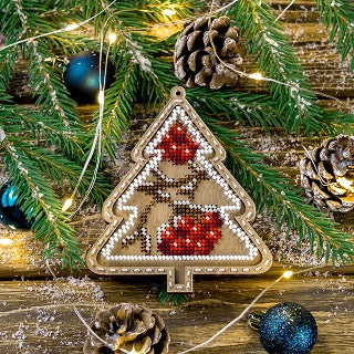 Bead Embroidery Kit/Wood - FLK-374