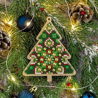 Bead Embroidery Kit/Wood - FLK-396