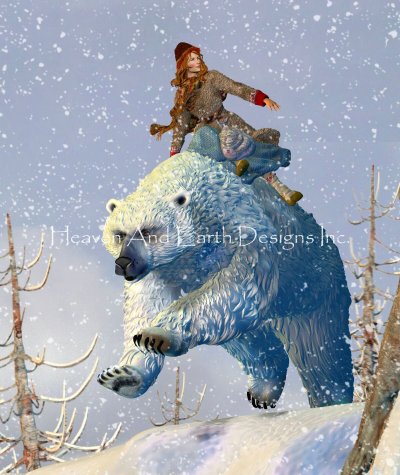Lassie Riding Great White Bear - John Patience