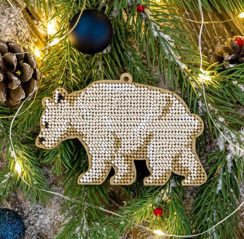 Bead Embroidery Kit/Wood - FLK-213