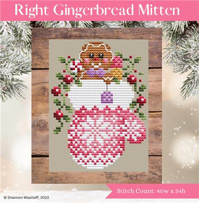Right Gingerbread Mitten