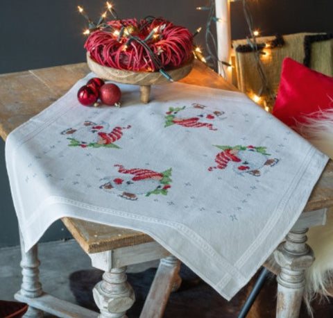 Christmas Gnomes Tablecloth