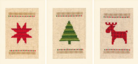 Christmas Greeting Cards (Set of 3)