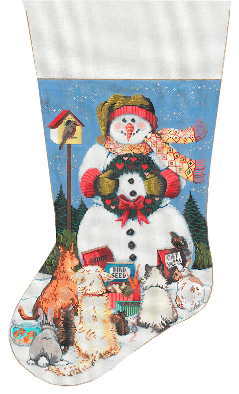 Snow Gathering Stocking (Fleur de Paris)