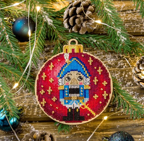 Cross Stitch Kit/Wood - FLW-004