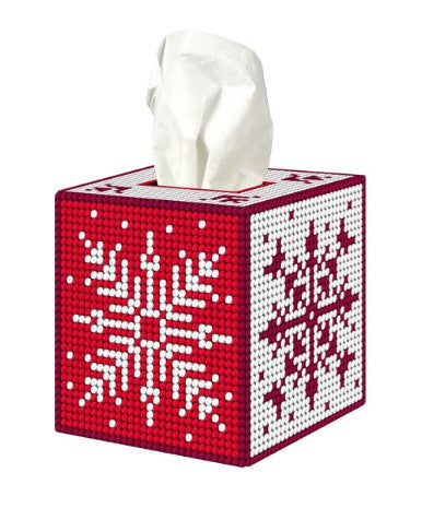 Tissue Box Cover - Norwegian Patterns