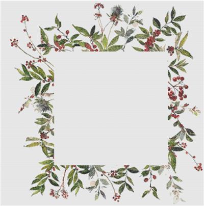 Winter Berry Frame I