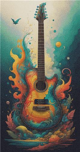 Vibrant Guitar