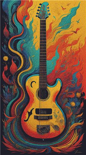 Neo-Fauvist Guitar