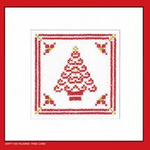 Filigree Tree Cards - Red