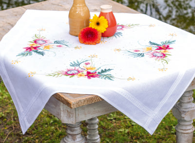 Tropical Flowers Tablecloth