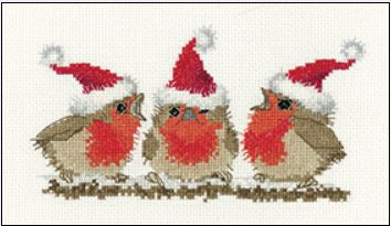 Festive Robins - Trios