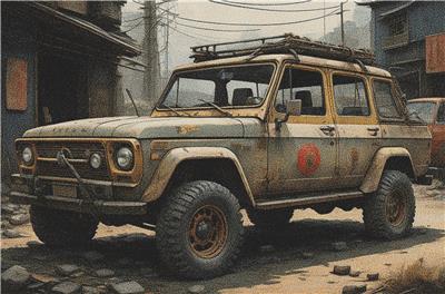 Post Apocalyptic Car
