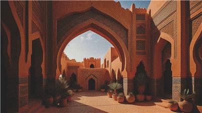 Moroccan Courtyard